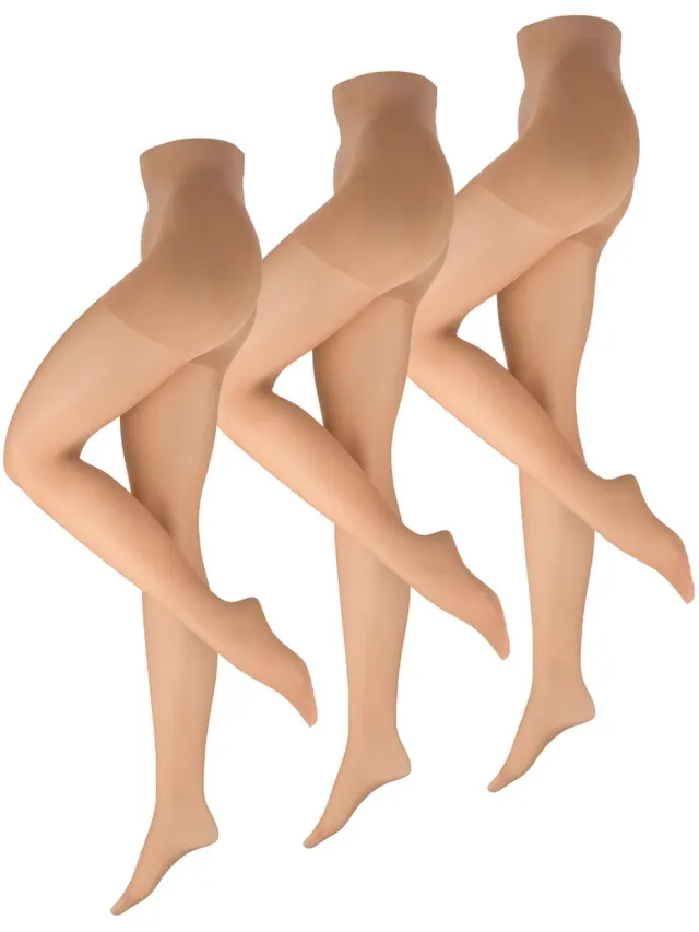 nur die Feinstrumpfhose Goodbye Laufmaschen Shape 20 DEN amber