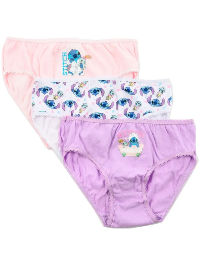 Disney Lilo en Stitch Badondergoed, slipje 3 stuks/pak 5 - 6 jaar / 110 - 116 cm Roze