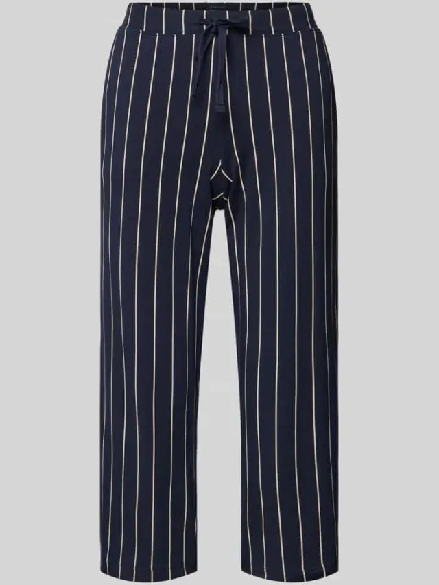 Schiesser Pyjamabroek met elastische band Donkerblauw