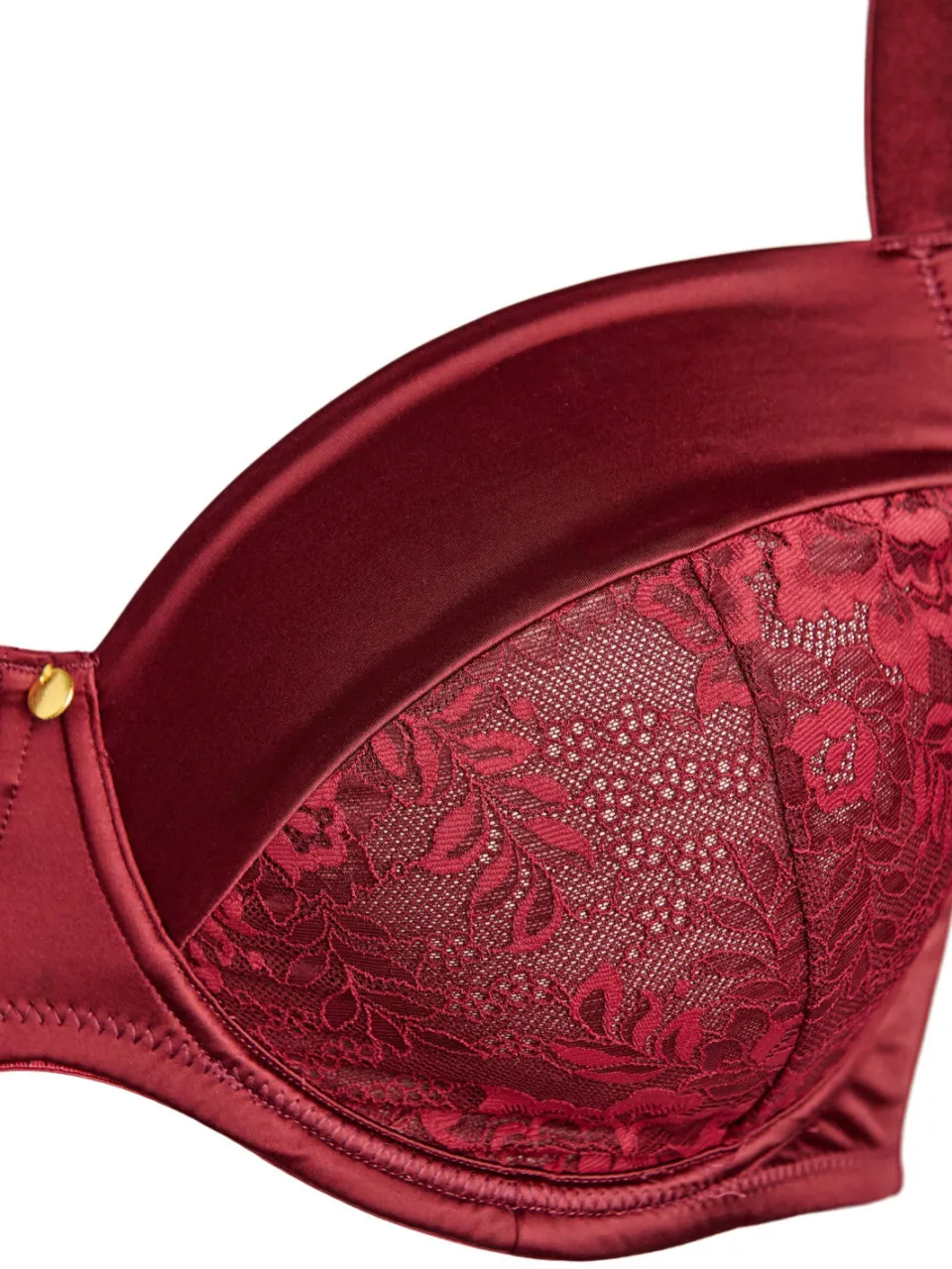Zizzi LMELIKA beugel-bh donkerrood, foto 6