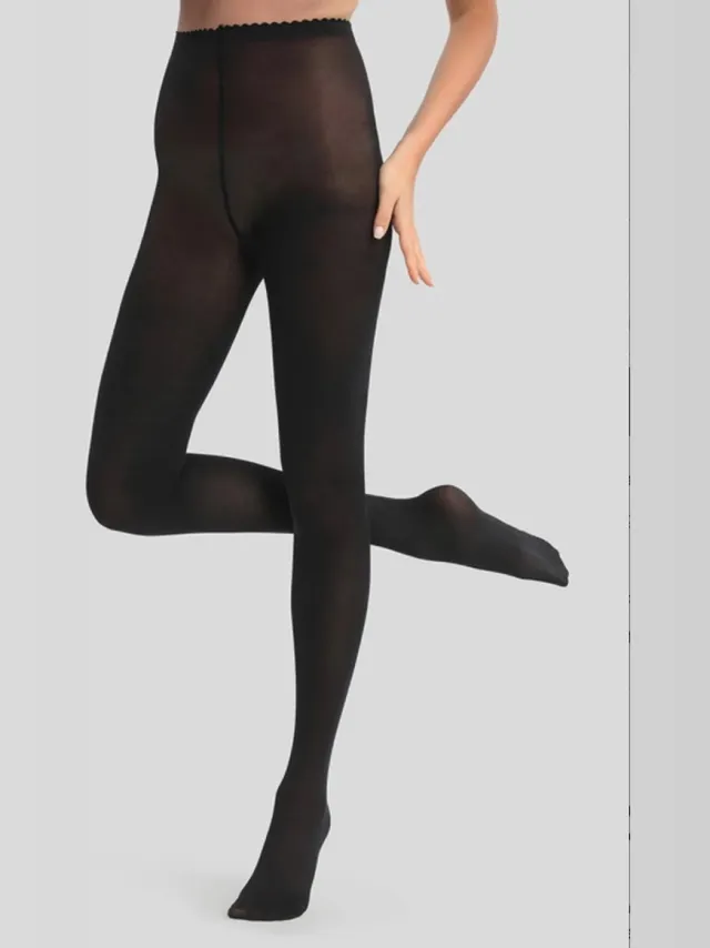 Dim Body Touch opaque blickdicht 40 den panty maat S zwart