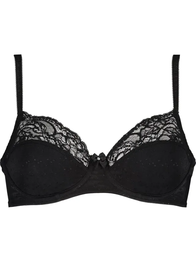 Hunkemöller Dames Lingerie Niet-voorgevormde beugel bh Sophie - Zwart