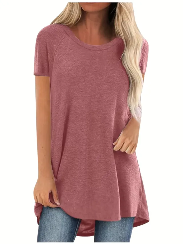 Currero Topje Dames - Top Kleding - Shirt - Blouse - Kort - Volwassen - Roze