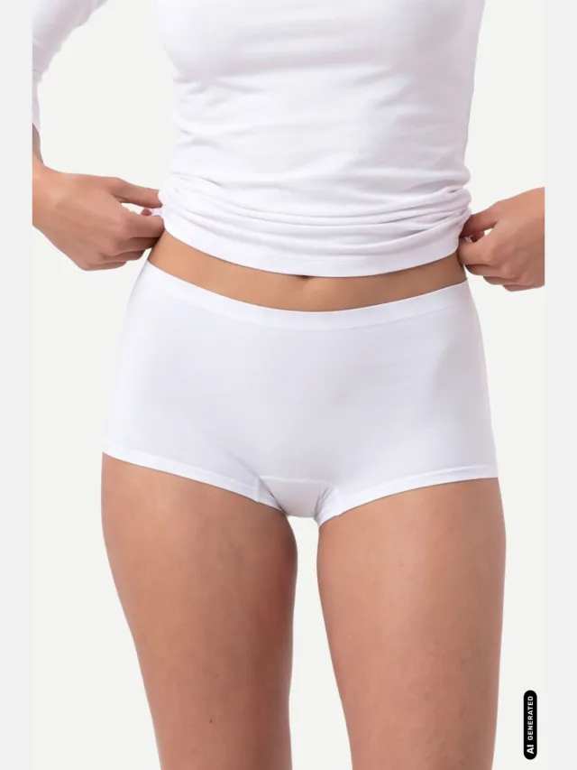 Mey Shorts Serie Natural Second me Wit
