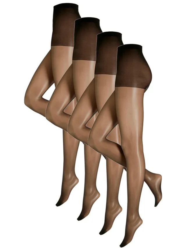 Anytime microfibre panty 20 denier beige Zwart