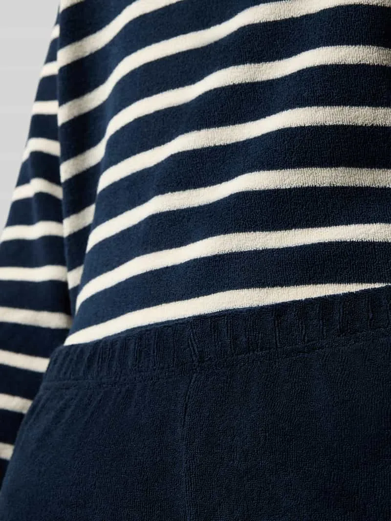 Schiesser Regular fit pyjama-set van katoenmix donkerblauw, foto 3