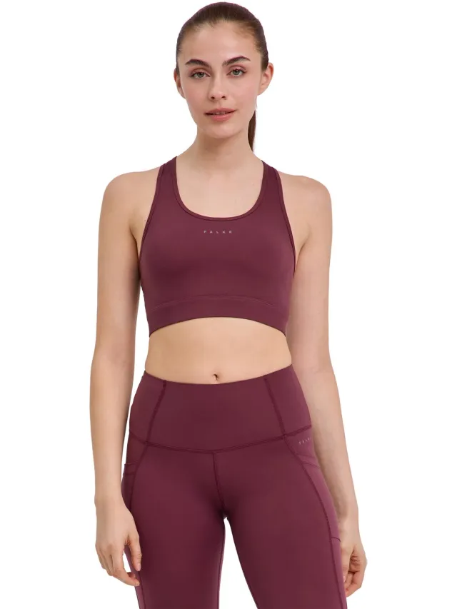Falke Training Perform Better Racer gemiddeld activiteitsniveau functioneel sportbeha dames bruin bruin 8344