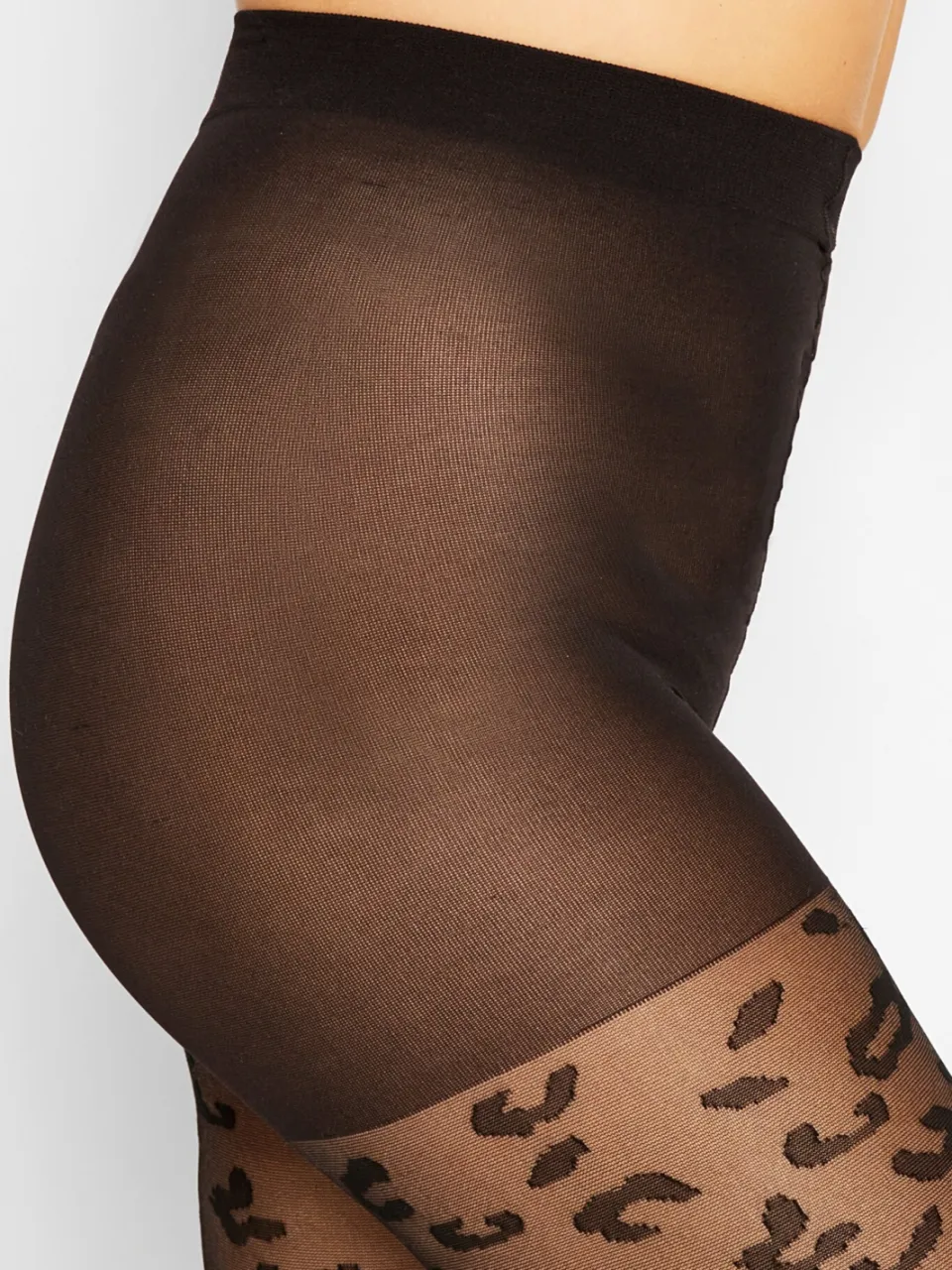 Yours Panty Met Luipaardprint In Zwartsize 62-64, foto 3