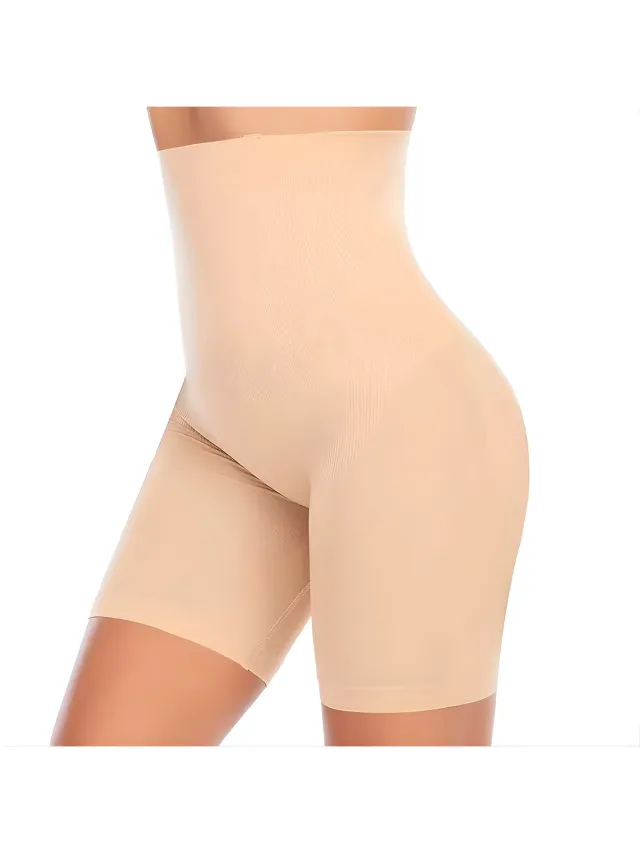 VATESI Corrigerend Ondergoed Dames - Shapewear High Waist - Body Shaper - Butt Lifter Onderbroek - Beige - Maat: