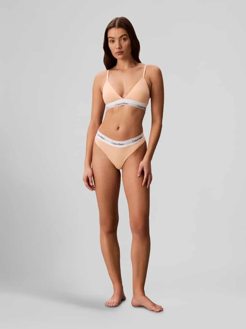 Calvin Klein bralette abrikoos, foto 5