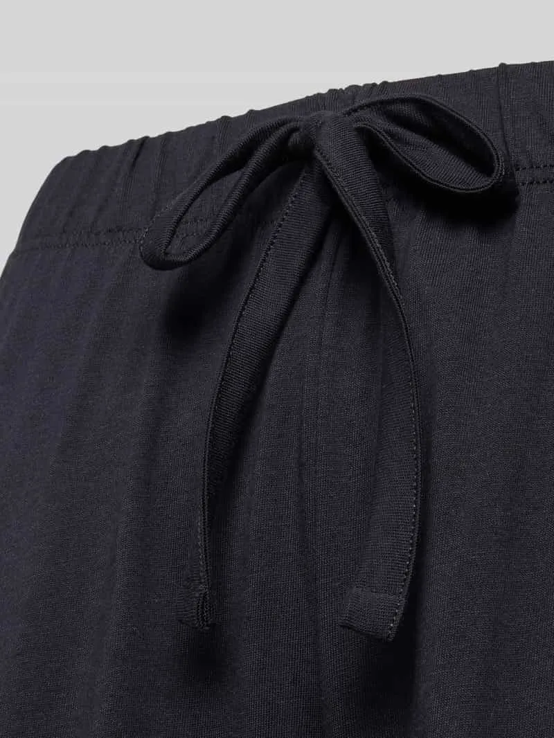 Hanro pyjamabroek met elastisch band zwart, foto 2