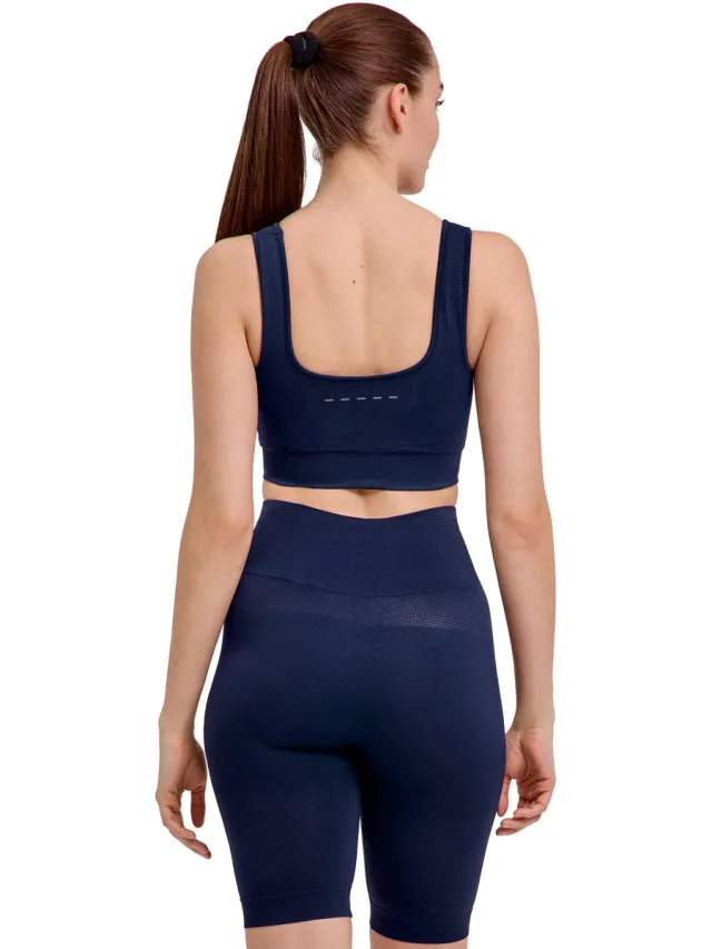 Falke Training Med Sup gemiddeld activiteitsniveau functioneel materiaal sportbeha dames blauw blauw 6116