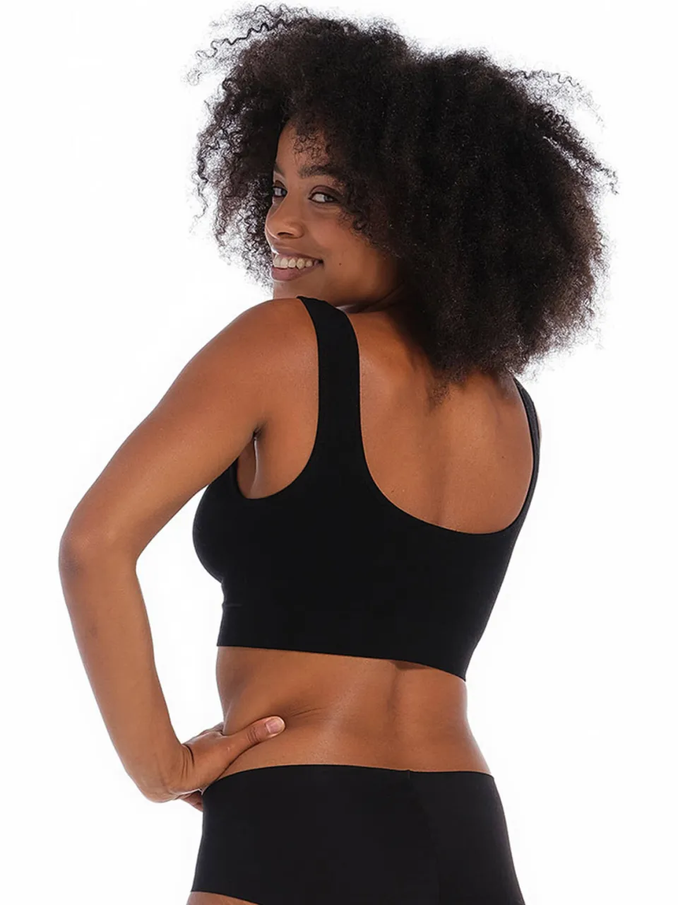 MAGIC Bodyfashion Comfort Bra Bamboo bh top zwart, foto 4