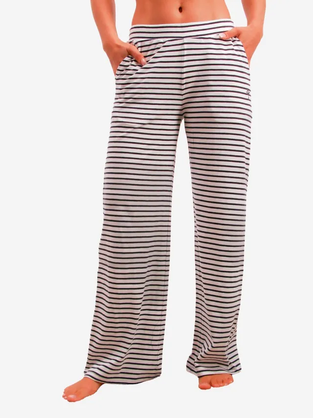 Joop! Pyjamahose Cosy gebroken wit