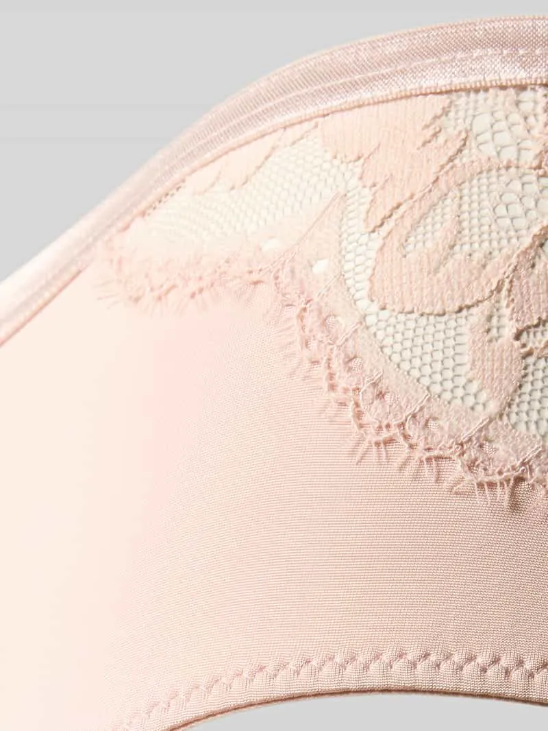 Mey Slip met kanten afwerking roze, foto 3