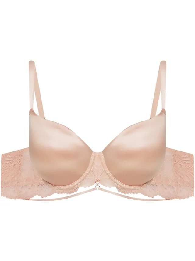 ESOTIQ Olive - Gewatteerde Beha - Zandbeige