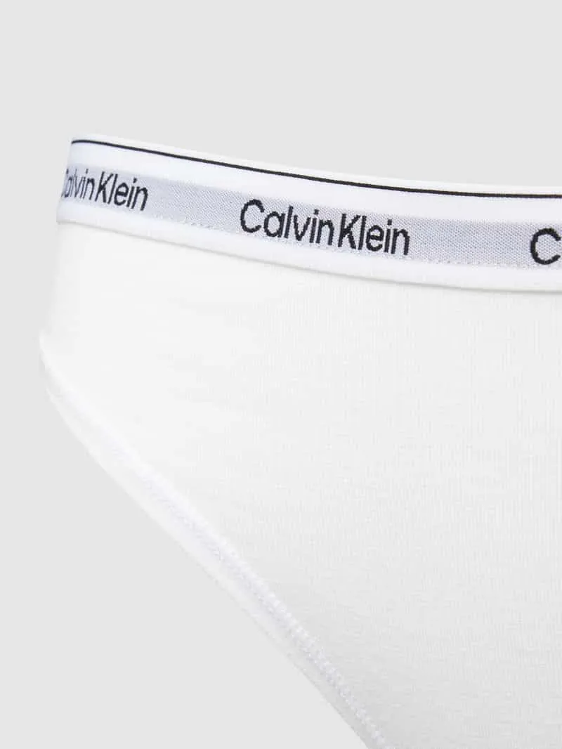 Calvin Klein String met elastische band in een set van 3 stuks lichtgrijs, foto 3