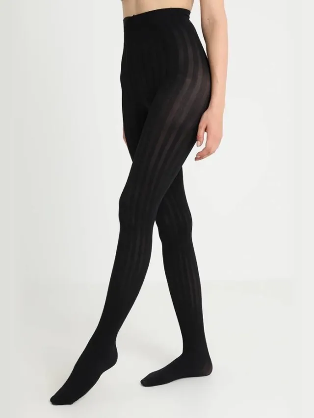 Pretty Polly Panty - Fashion - Soft - Ribbed - One Size - 36/42 - Zwart