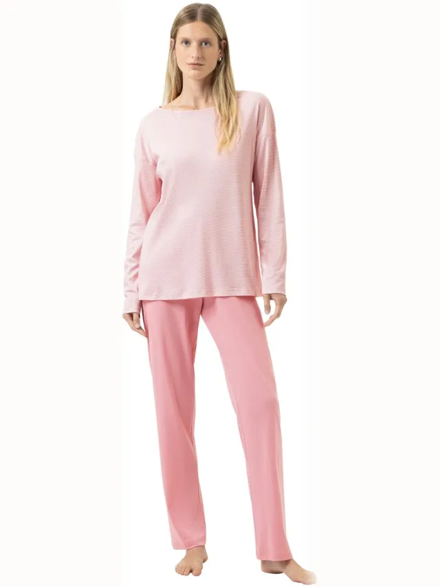 Mey Pyjama Serie Simple Stripes Bridal Rose