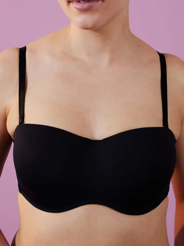 Penti Katoenen Jersey Beugelbh Zwart