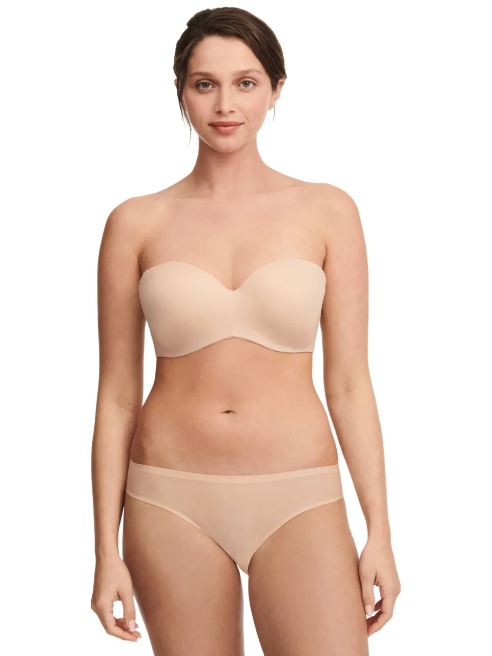 Chantelle Norah strapless beugelbh lichtbeige