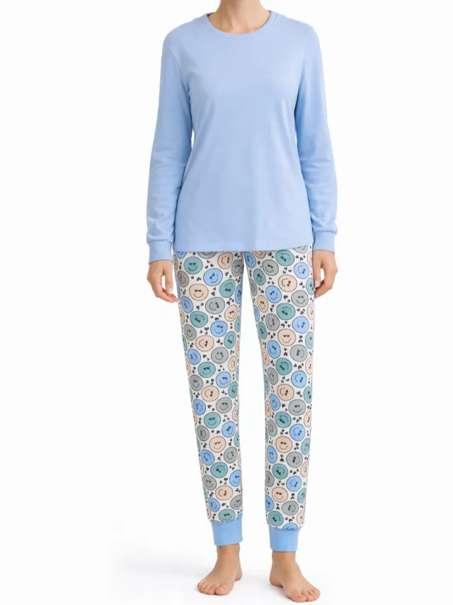 Ringella Smiley – Pyjama – 6511225 – Fjord Blue – Blauw