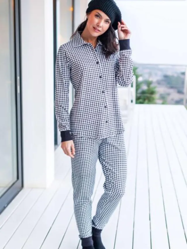 Barandi Boreal Pyjama 12-24 Zwart/Wit