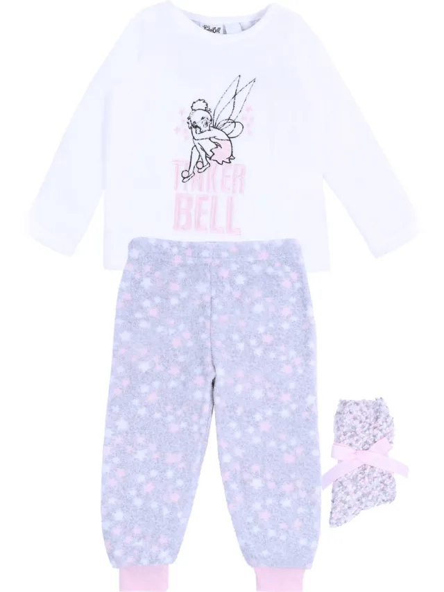 Disney Roze-grijze pyjama - DISNEY Tinkerbell grizje