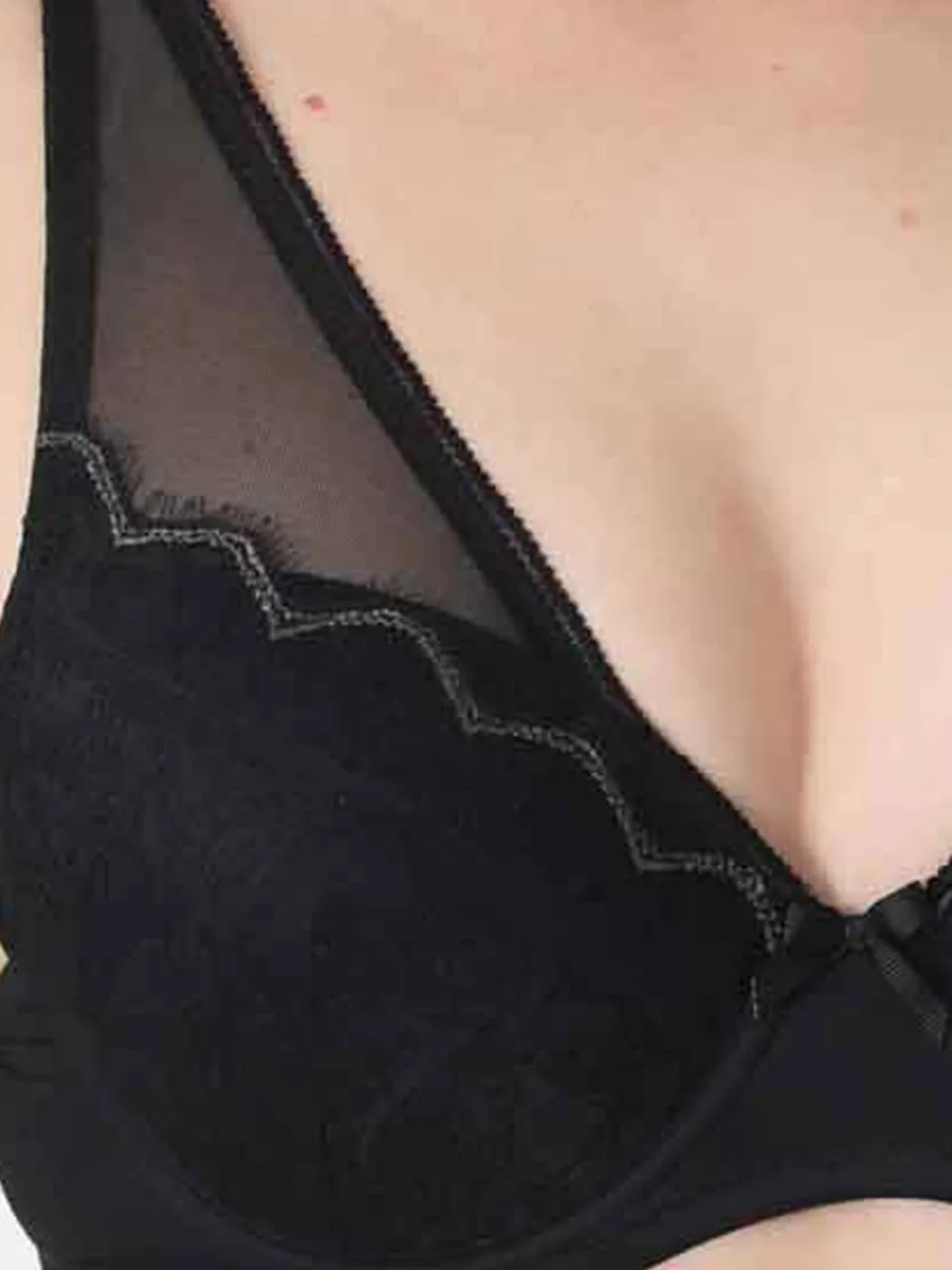 Sassa Mode Eyelash Lace voorgevormde beugel-bh zwart, foto 7