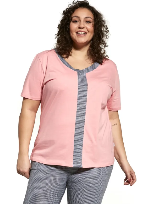 Cornette Katoenen Pyama voor dames Lisa 445/227 Roze