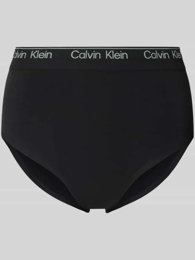 Calvin Klein Slip met elastische band met label zwart, foto 2