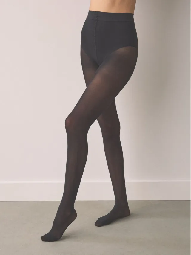 Next Dames - N. Premium 40 Denier ondoorschijnende panty, 1 stuk - Zwart Black