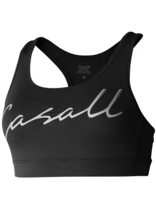Casall Dazzling sportbeha zwart Zwart,Versch.kleure/Patroon,Lila,Geel,Grijs