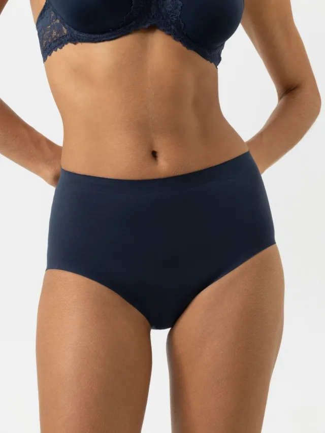 Mey Tailleslip Serie Natural Second me Night Blue blauw