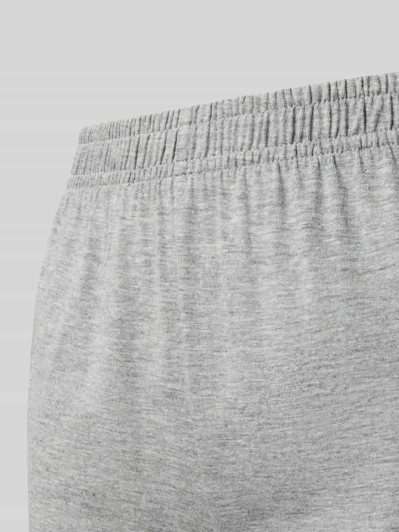 Jake*s Casual relaxed fit pyjamabroek van katoenmix zilver gemêleerd, foto 2