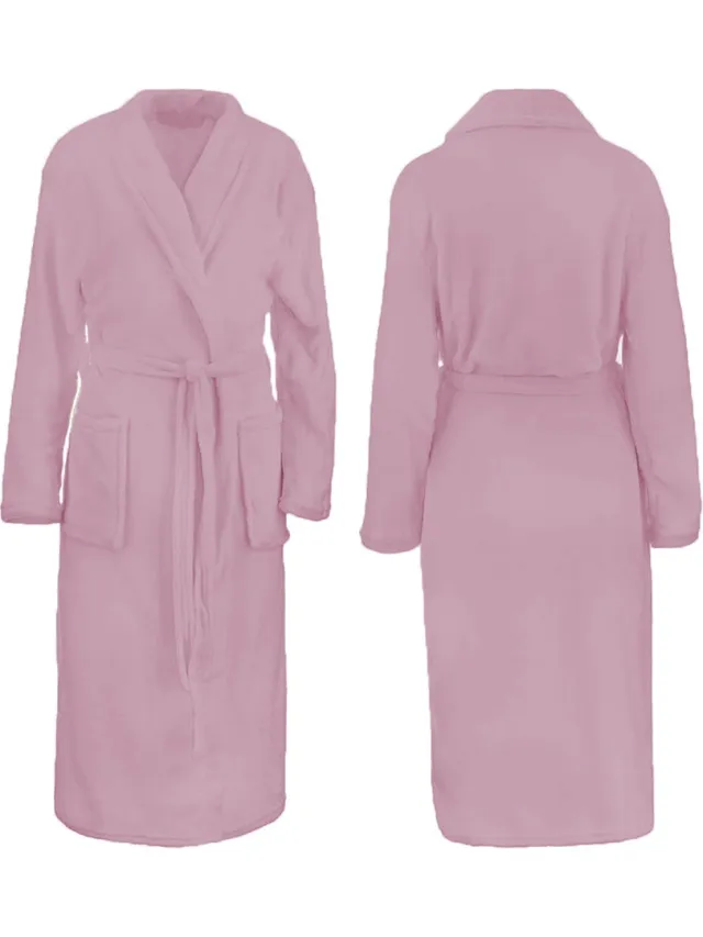 Sorprese Exclusive - Badjas - Lila - Sjaalkraag - Ultra Zacht en Warm - Microvezel - Badjas Dames - Badjas Heren - Sauna - Oeko-Tex Standard 100 - Cadeau