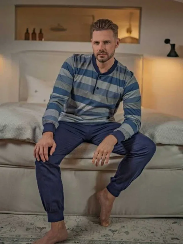 Ringella Katoenen dames pyjama paranoot Ringella - Bruin - Maat - 46