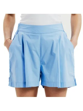 Bread & Boxers Bread and Boxers Poplin Shorts Blauw