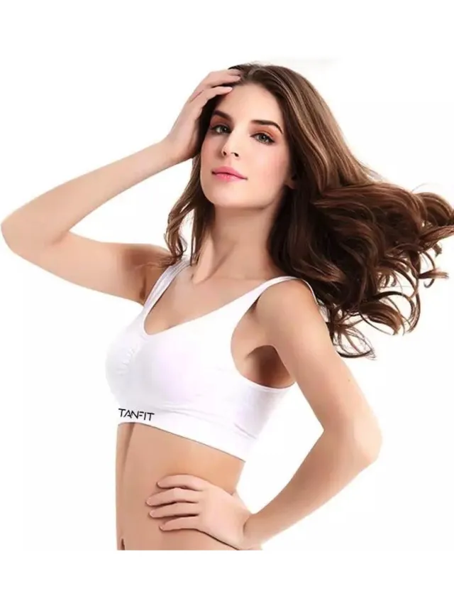 Tanfit Soft Bra with removable pads - zacht BH met uitneembare pads - XL - wit