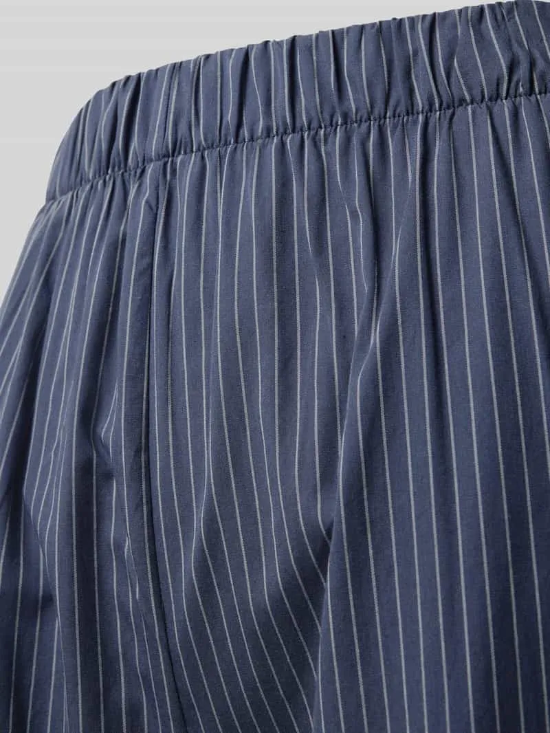 Marc O'Polo Regular fit pyjamabroek van puur katoen donkerblauw, foto 2
