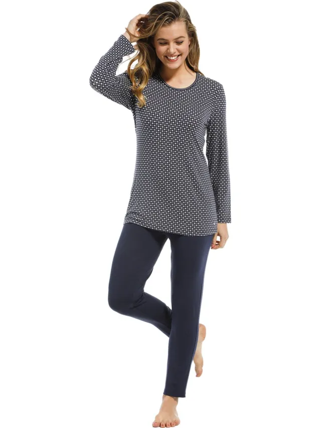 Pastunette Monochrome – Pyjama – 25212-300-2 - Dark Blue - 42