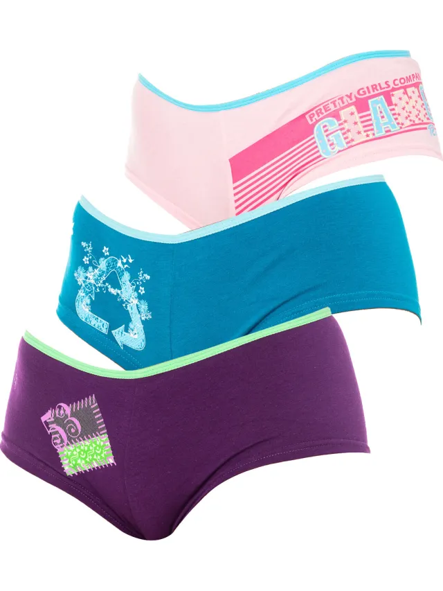 Marie Claire 84084 slips set van 3 multicolour