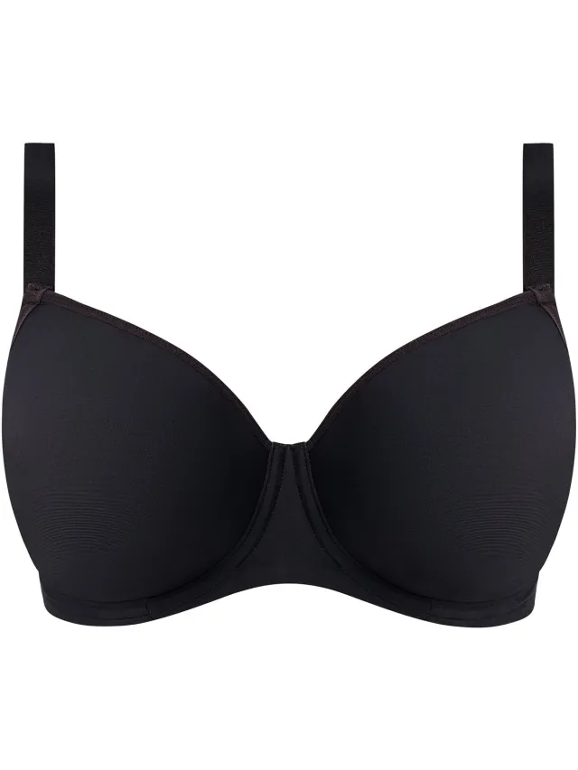Freya ESSENTIALLY SMOOTH Dames Beha - BLACK ZWART