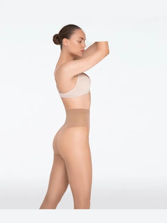 Giulia Talia Modelling 40 - Panty - In Shape- Corrigerend - Figuur Corrigerend - Talia - 40 Den - Medium - Daino (beige)