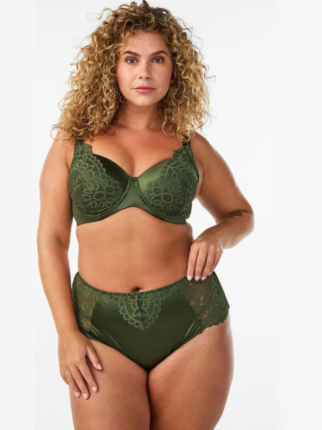 Zizzi LMERYEM string groen