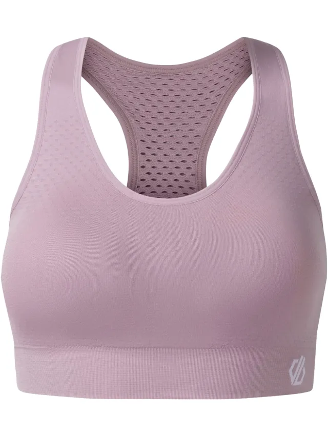 Dare 2b Dames/Dames Dont Sweat It II Sportbeha (Mauve schaduw) Lichtroze