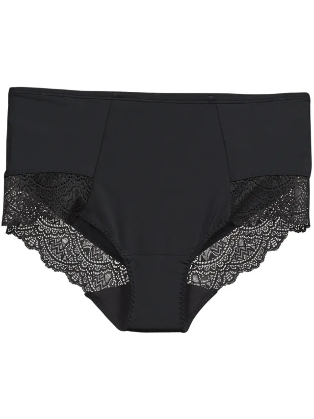 Dim Ecodim Ventre Plat corrigerende slip zwart