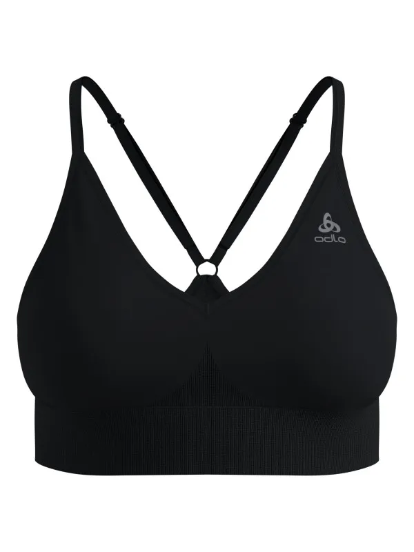 Odlo Seamless Low Padded sportbeha zwart