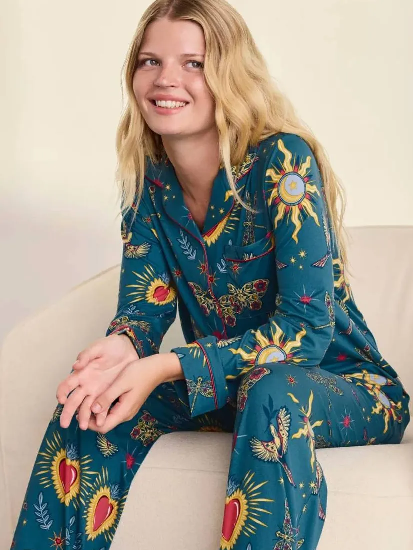 Chelsea Peers pyjamaset petrol, foto 3