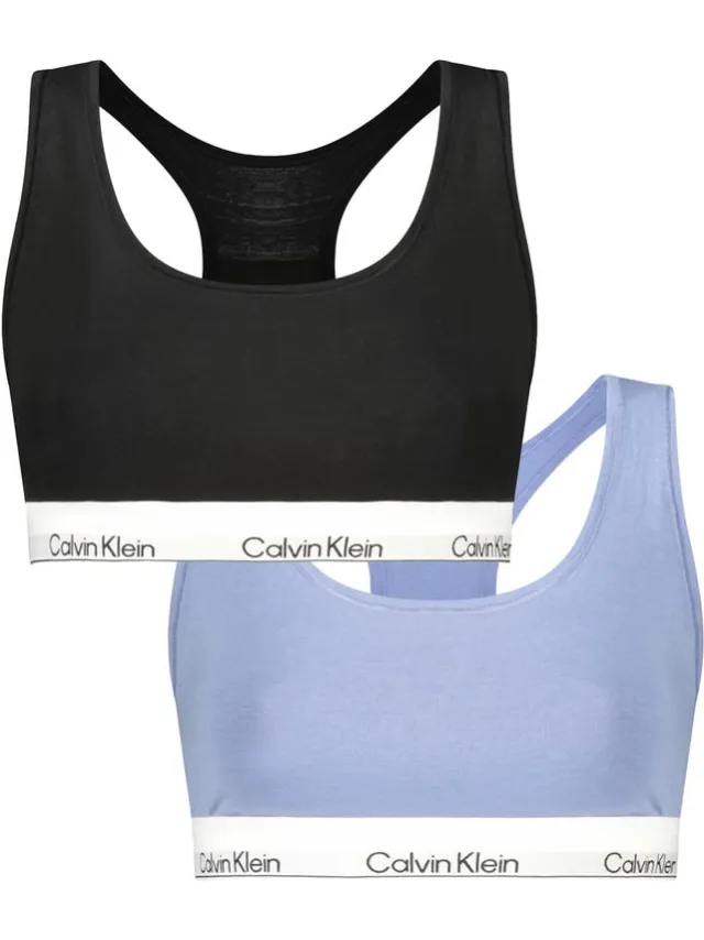 Calvin Klein Blauwe Katoenen Damesondergoed